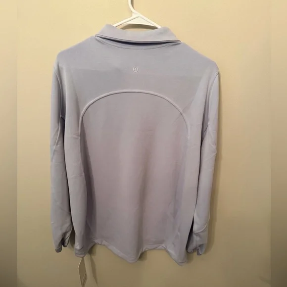 NWT Softstreme Oversized Half-Zip (NOT Cropped), Serene Blue color (light lilac) - Picture 2 of 2